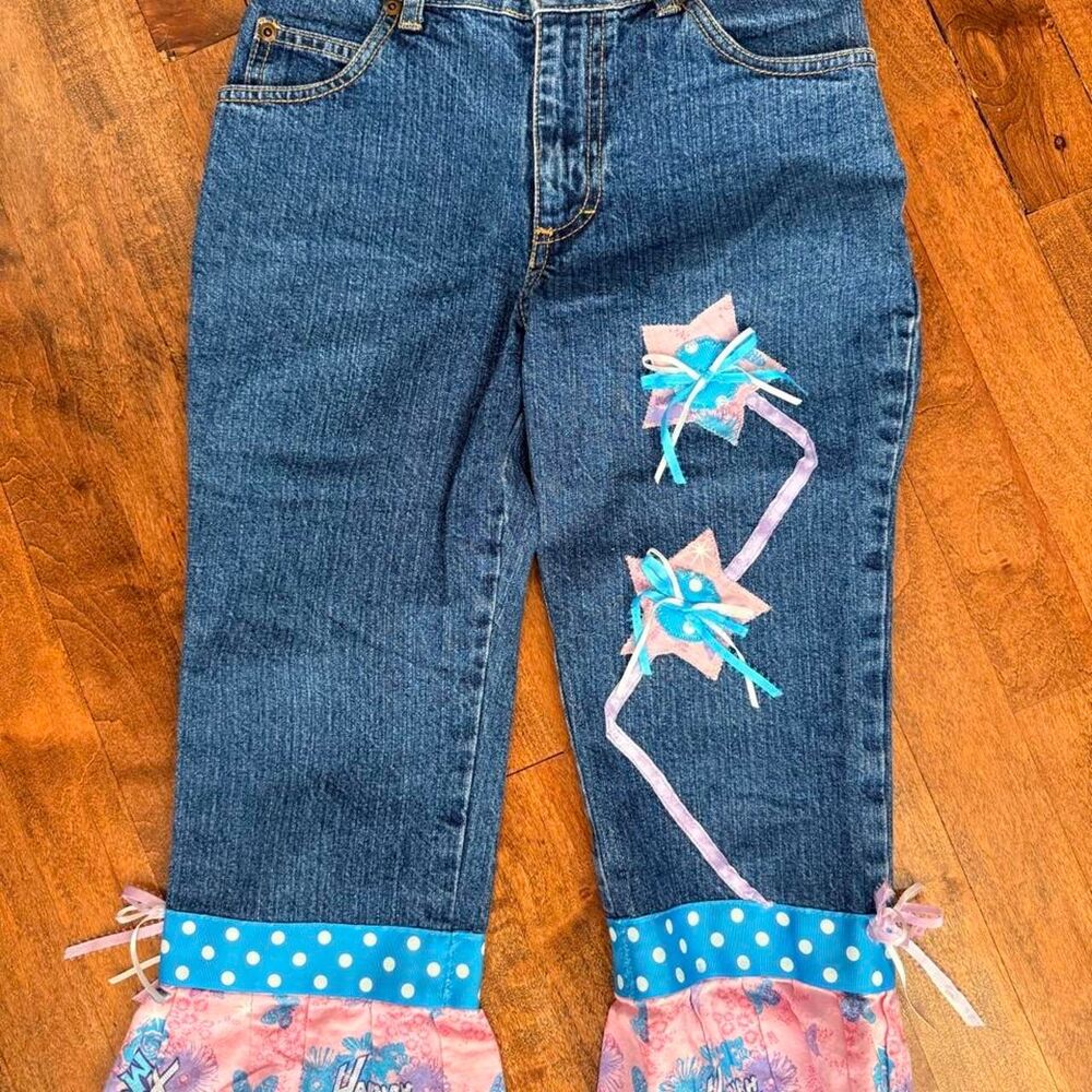 Hannah Montana themed girls jeans size 10